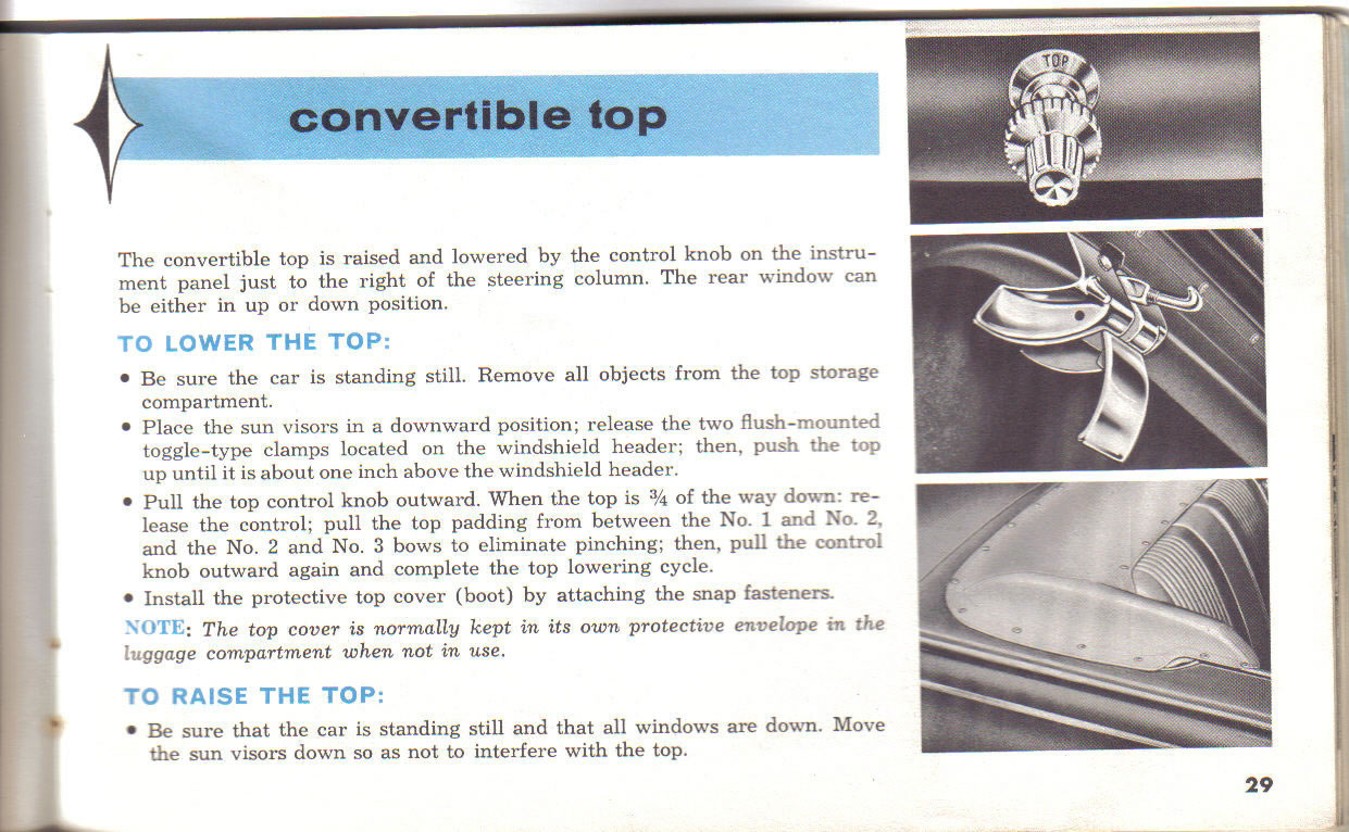 1963 Mercury Comet Owners Manual Page 36